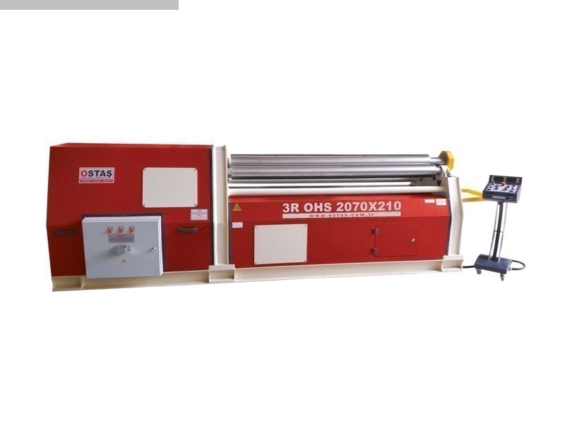 gebrauchte Blechbearbeitung / Scheren / Biegen / Richten Blechbiegemaschine - 3 Walzen OSTAS 3R OHS 2570 x 6/8 gebrauchte Blechbearbeitung / Scheren / Biegen / Richten Blechbiegemaschine - 3 Walzen OSTAS 3R OHS 2570 x 6/8