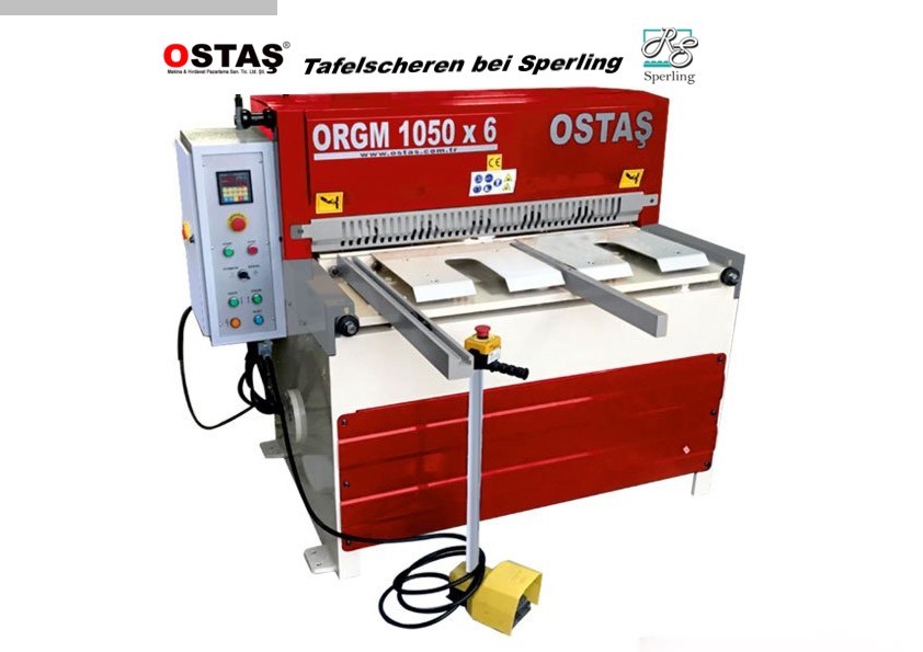 used Sheet metal working / shaeres / bending Plate Shear - Mechanical OSTAS ORGM 1350 x 6
