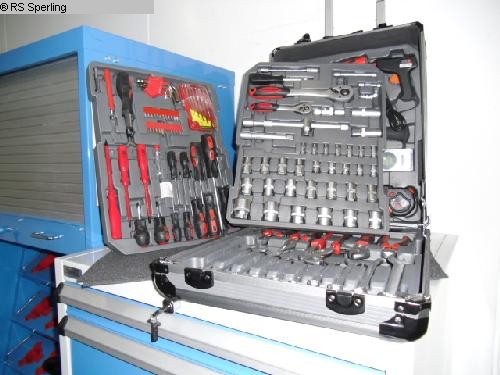 used Hand tools, safety devices Toolbox WERKZEUGKOFFER 186-teilig