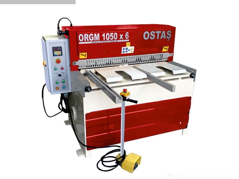 used Sheet metal working / shaeres / bending Plate Shear - Mechanical OSTAS ORGM 1050 x 6