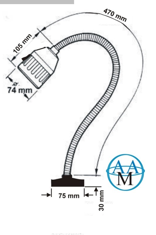 Лампи машини Aalenbach LED Maschinenlampen Flex