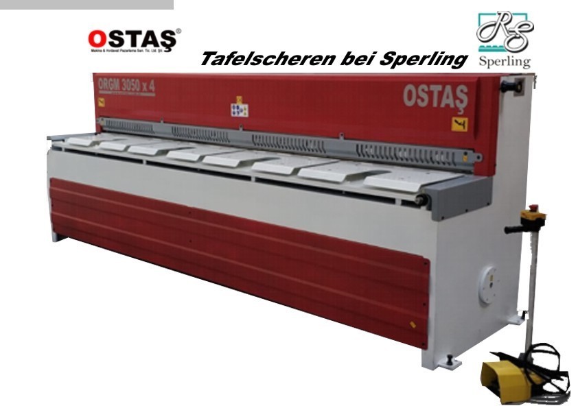 used Plate Shear - Mechanical OSTAS ORGM 3050 x 4