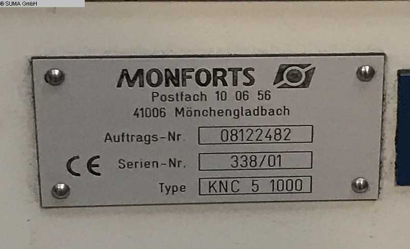 used Lathe -  cycle-controlled MONFORTS KNC 5