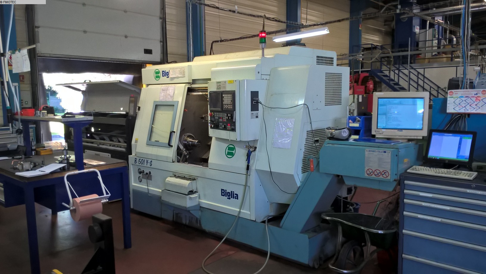 used Lathes CNC Turning- and Milling Center BIGLIA B 501 SY