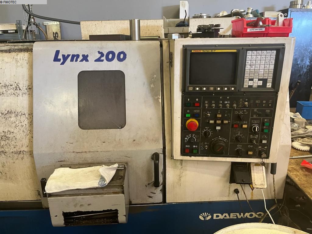 gebrauchte Drehmaschinen CNC Drehmaschine DOOSAN DAEWOO LYNX 200 LC