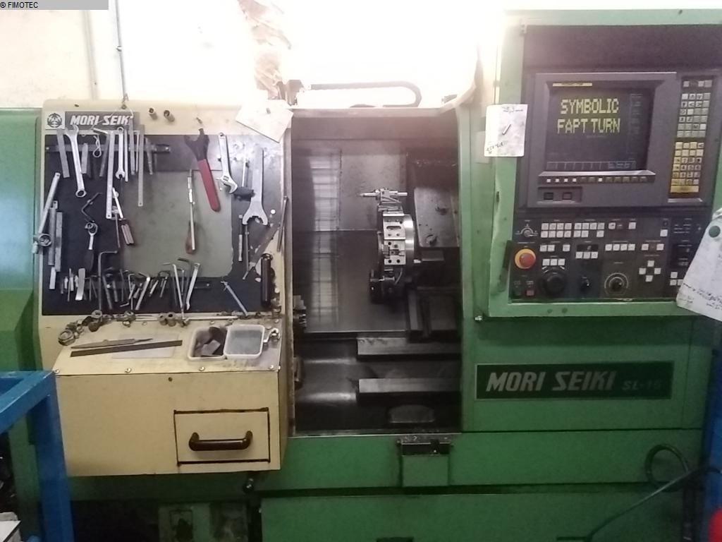 gebrauchte Drehmaschinen CNC Drehmaschine - Schrägbettmaschine MORI SEIKI SL 15