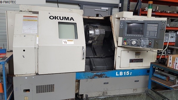 gebrauchte Drehmaschinen CNC Drehmaschine - Schrägbettmaschine OKUMA LB 15 II