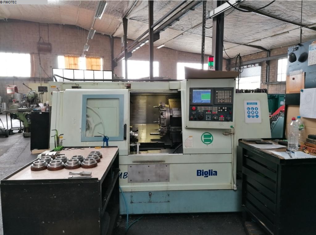 used Machines available immediately CNC Lathe - Inclined Bed Type BIGLIA B 501 MB