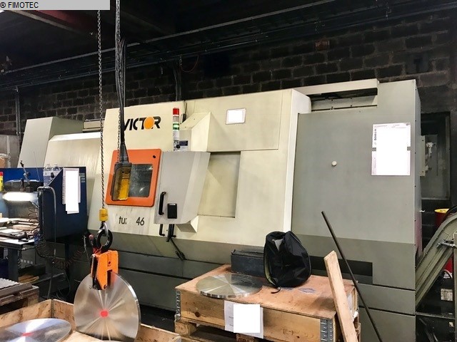 used Machines available immediately CNC Lathe - Inclined Bed Type VICTOR VTurn 46