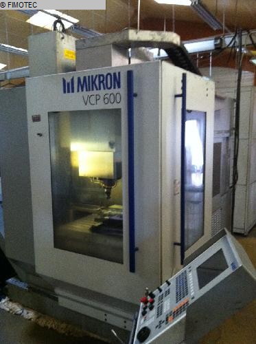 used Machines available immediately Machining Center - Vertical MIKRON VCP 600