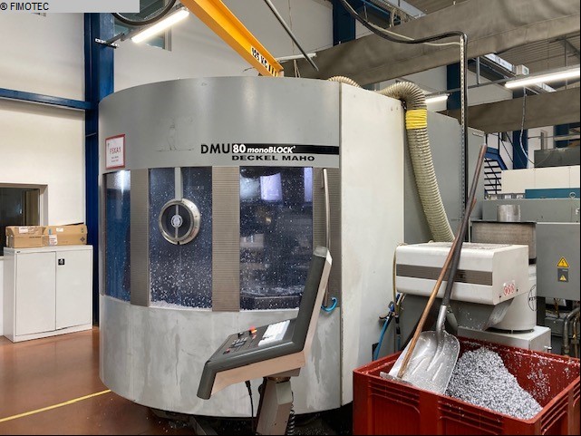 gebrauchte Maschinen sofort verfügbar Bearbeitungszentrum - Universal DMG DECKEL MAHO DMU 80 MONOBLOCK