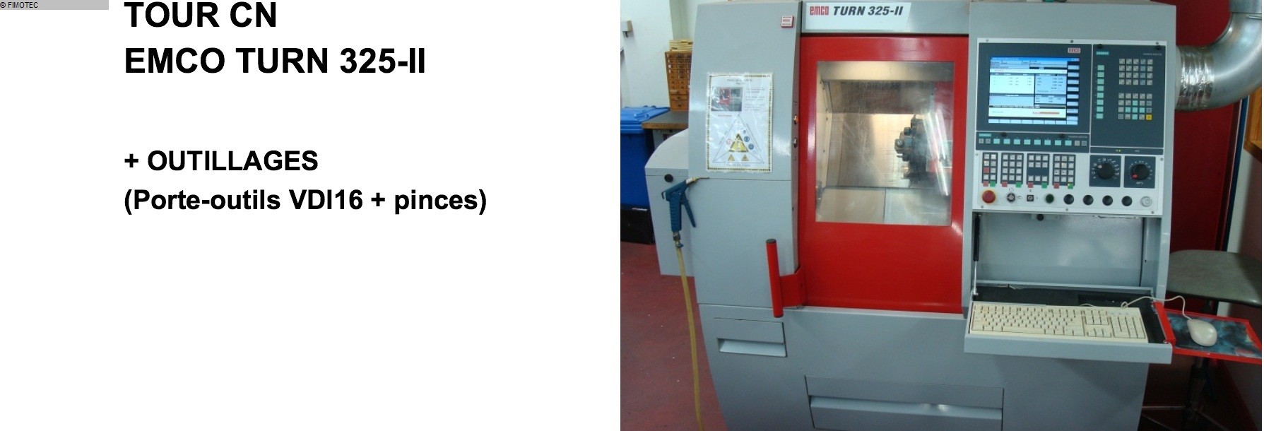 gebrauchte Maschinen sofort verfügbar CNC Drehmaschine EMCO Emcoturn 325-II