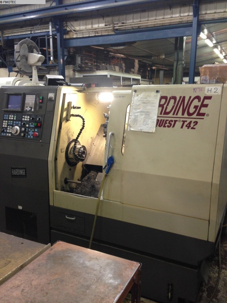 gebrauchte Maschinen sofort verfügbar CNC Drehmaschine HARDINGE CONQUEST 42