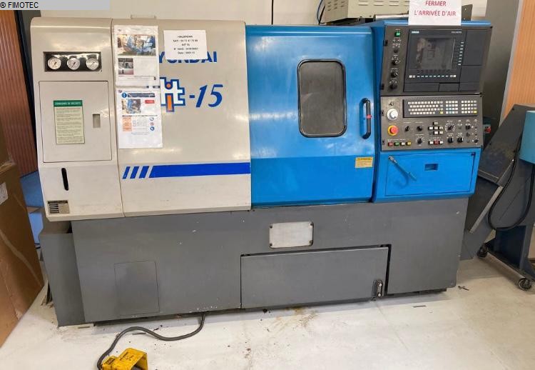 gebrauchte Maschinen sofort verfügbar CNC Drehmaschine HYUNDAI HIT 15