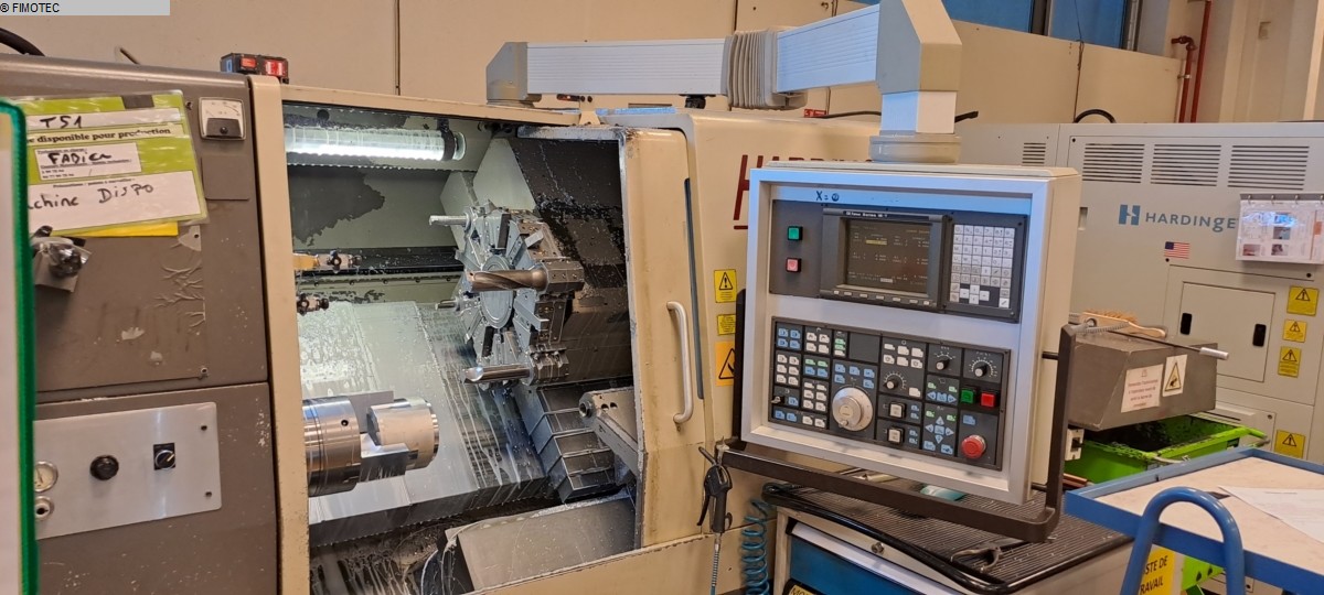 gebrauchte Maschinen sofort verfügbar CNC Drehmaschine - Schrägbettmaschine HARDINGE CONQUEST T 51