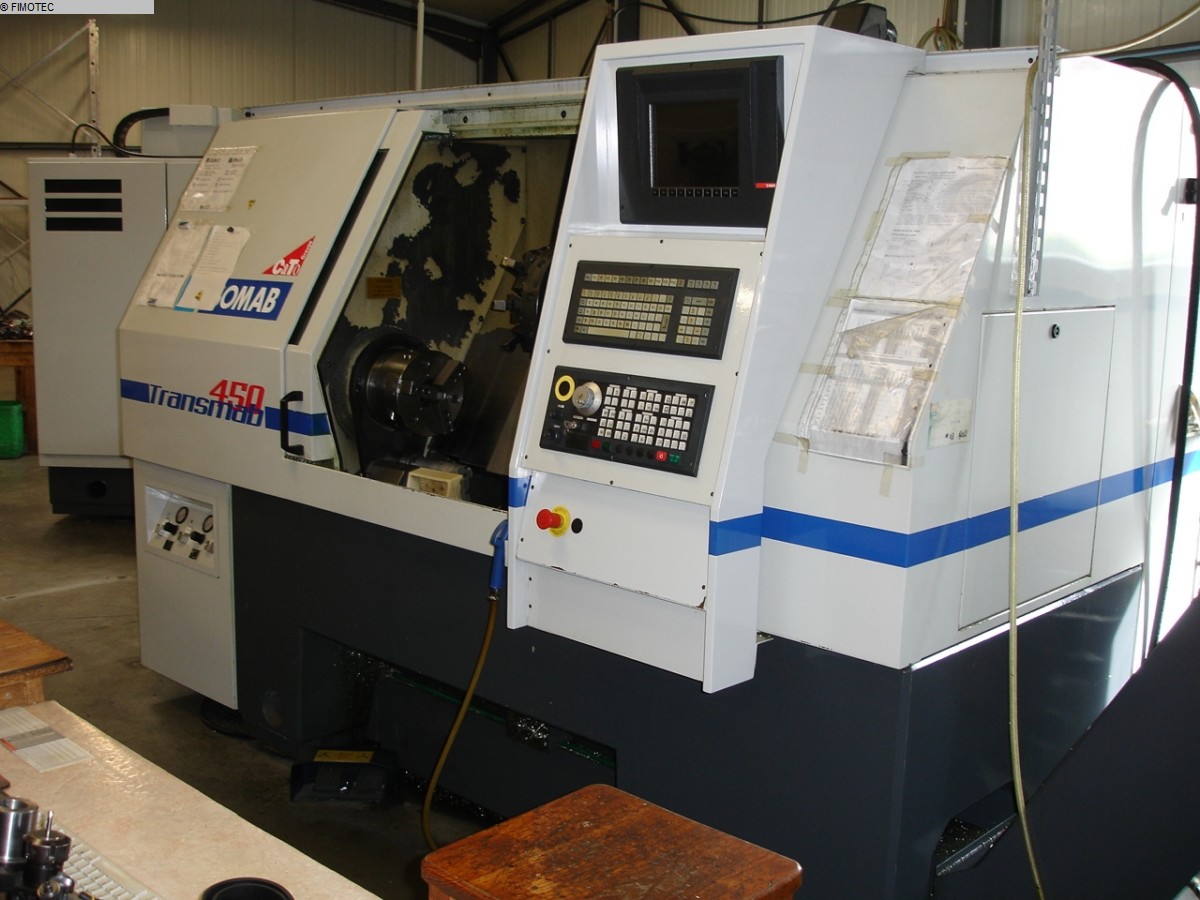 gebrauchte Maschinen sofort verfügbar CNC Drehmaschine - Schrägbettmaschine SOMAB TRANSMAB 400
