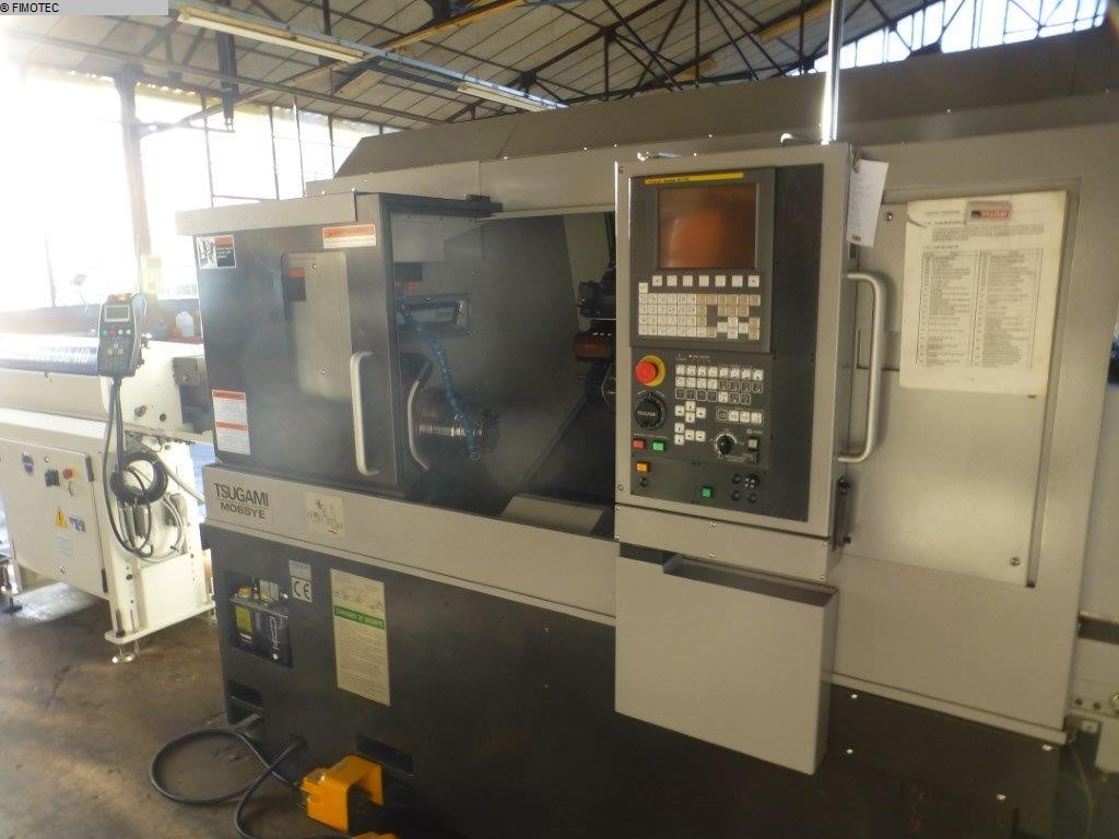 gebrauchte Maschinen sofort verfügbar CNC Drehmaschine - Schrägbettmaschine TSUGAMI MO8 DE