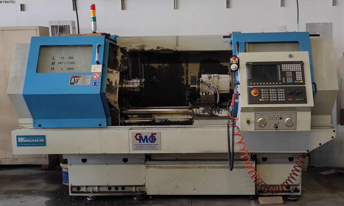 gebrauchte Maschinen sofort verfügbar CNC Drehmaschine - Schrägbettmaschine WAGNER WDC 480