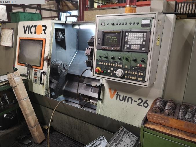 used Metal Processing CNC Lathe - Inclined Bed Type VICTOR VT 26
