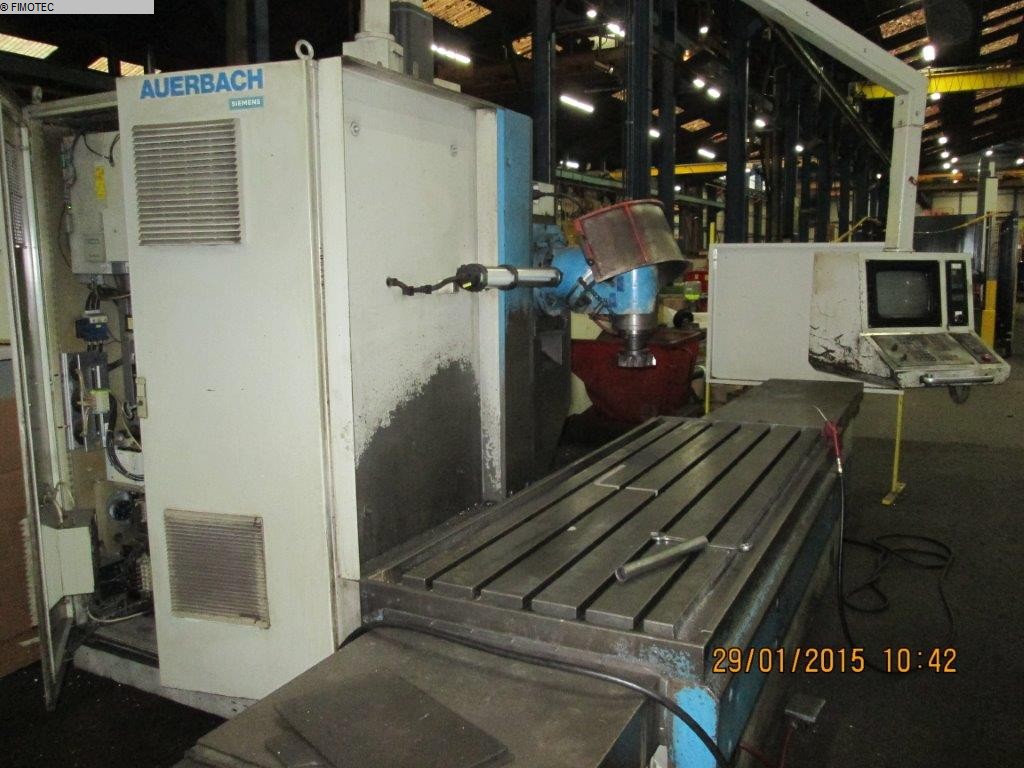 gebrauchte Metallbearbeitungsmaschinen Bettfräsmaschine - Universal AUERBACH FBE 2000