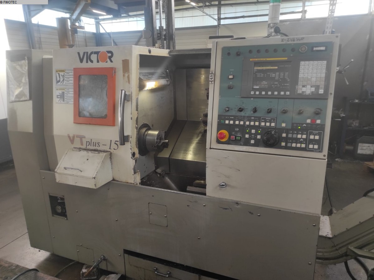 gebrauchte Metallbearbeitungsmaschinen CNC Drehmaschine - Schrägbettmaschine VICTOR V TURN plus  15
