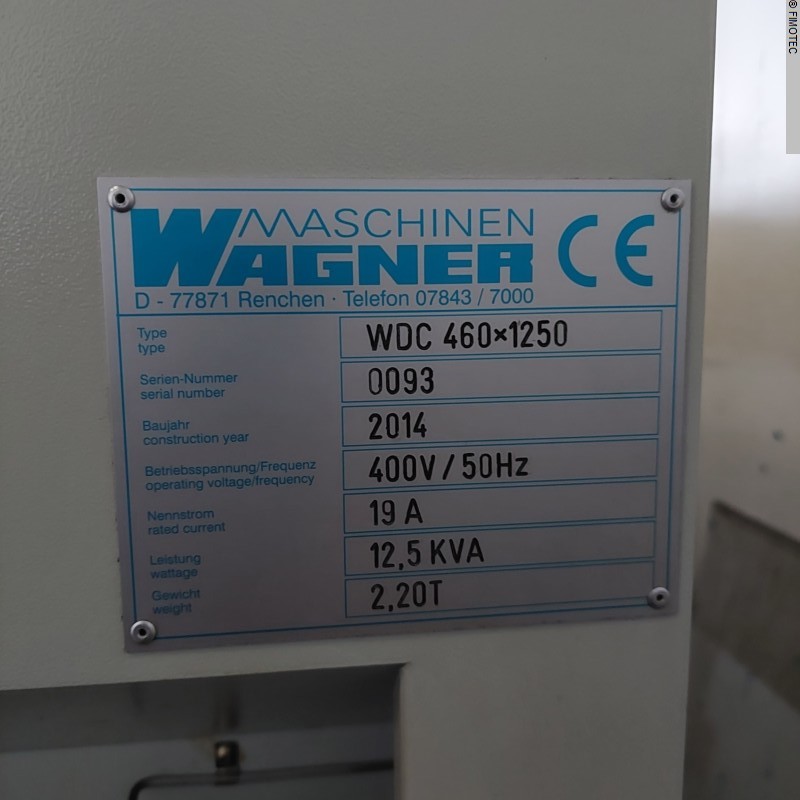 Torno CNC de bancada inclinada usado WAGNER WDC 480