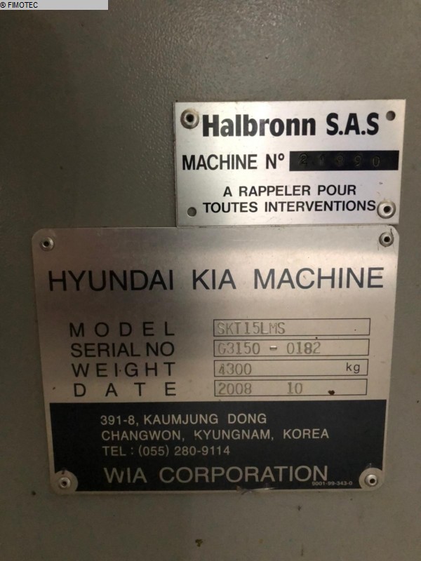 Tornio CNC usato HYUNDAI KIA SKT 15 LMS