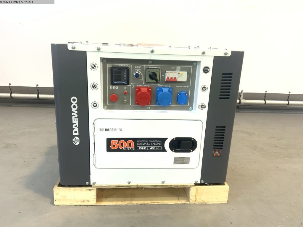 used Workshop equipment Generators DAEWOO DDAE10500DSE-3G