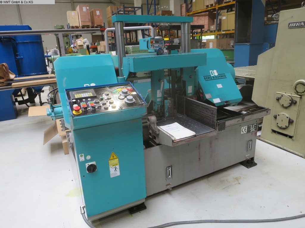 used Machines available immediately Band Saw - Automatic - Horizontal BERG & SCHMID SBS 380 VA