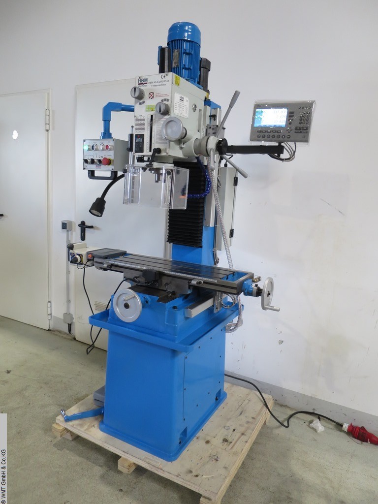 used Machines available immediately Drilling and Milling M/C HBM BF 45 Profi DRO