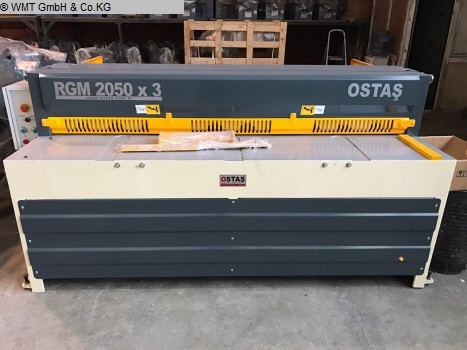 used Machines available immediately Plate Shear - Mechanical OSTAS RGM 2050 x 3