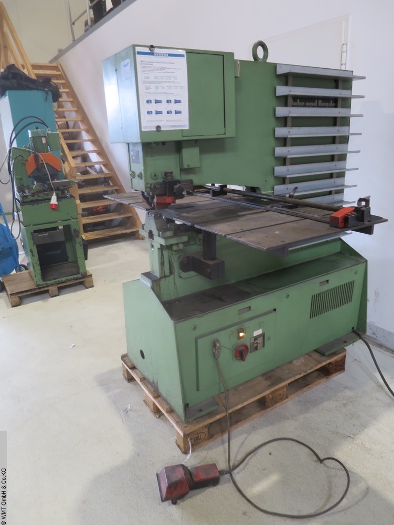 used Machines available immediately Punching Press - Single Column MUBEA KLH 500/610