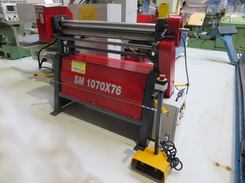 used Machines available immediately Rolls bending machine - 3 Rolls OSTAS SM 1070 x 76