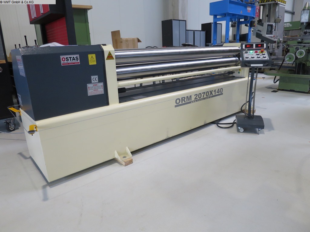 used Machines available immediately Rolls bending machine - 3 Rolls OSTAS ORM 2070 x 4