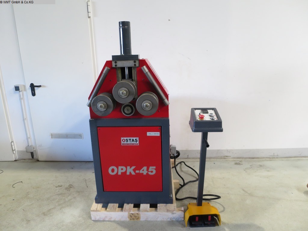 gebrauchte Maschinen sofort verfügbar Profil- Ring- Biegemaschine OSTAS OPK 45 digi