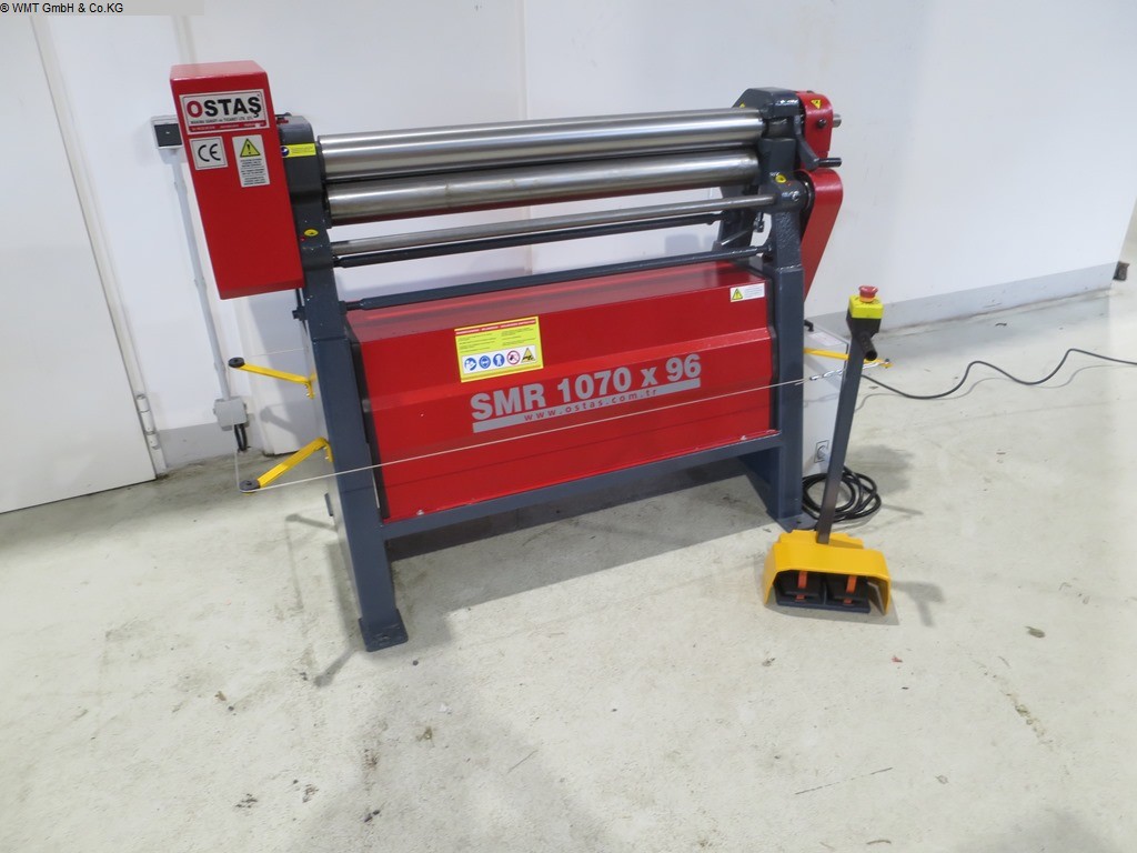 used Metal Processing Rolls bending machine - 3 Rolls OSTAS SMR 1070 x 96