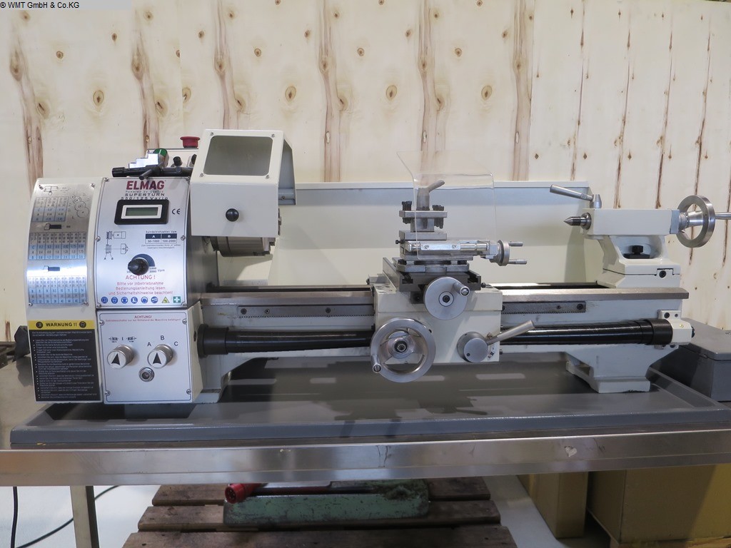 gebrauchte Metallbearbeitungsmaschinen Tischdrehbank ELMAG Superturn 250 x 550 Vario