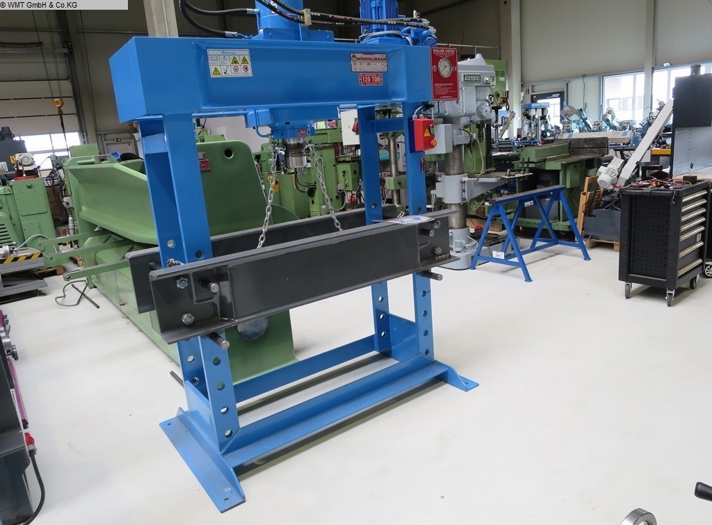 gebrauchte Metallbearbeitungsmaschinen Werkstattpressen - hydraulisch HIDROLIKSAN HD 120 - 1010