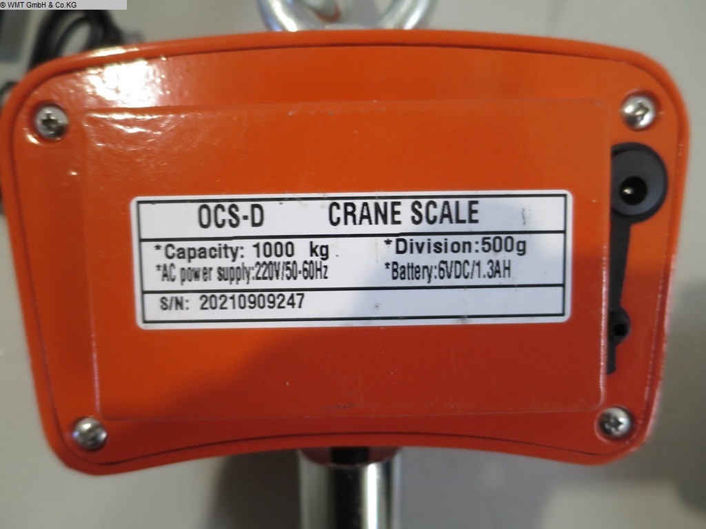 used Cranes MBH Kranwaage OCS-1t
