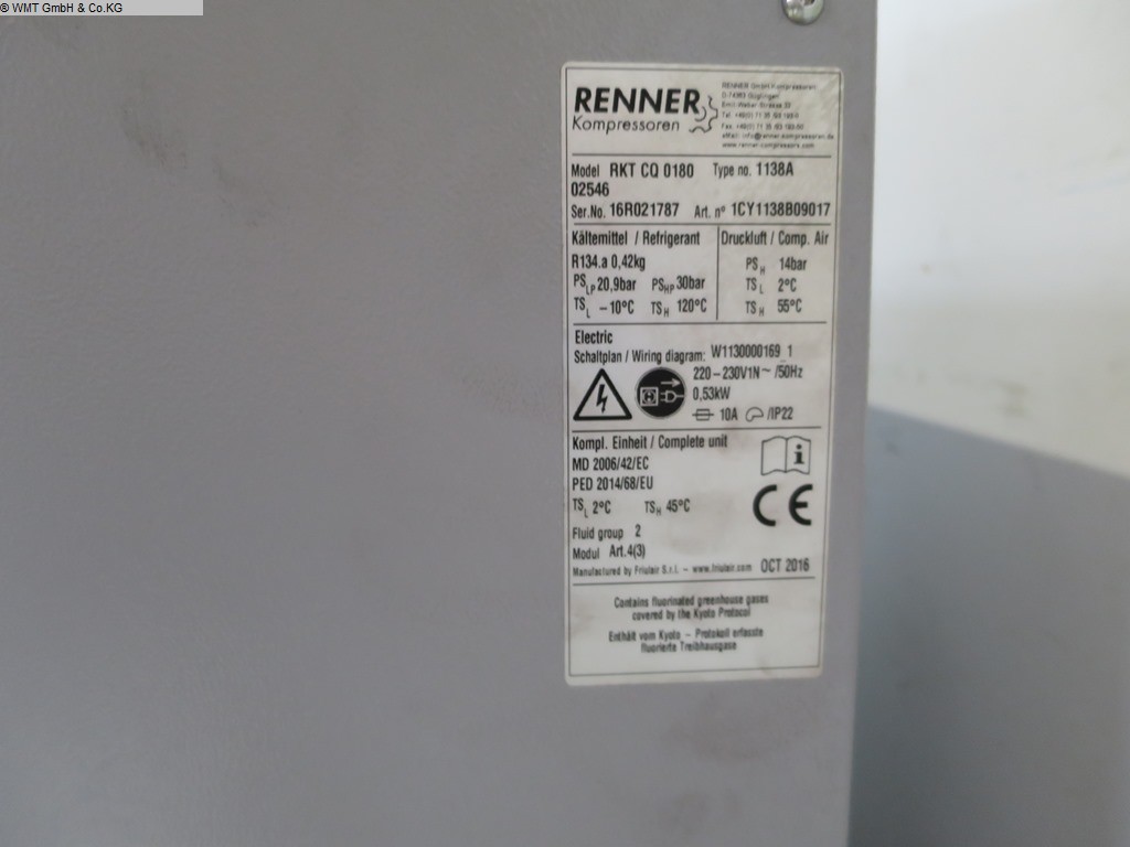 винтовой компрессор RENNER RS 15 б/у