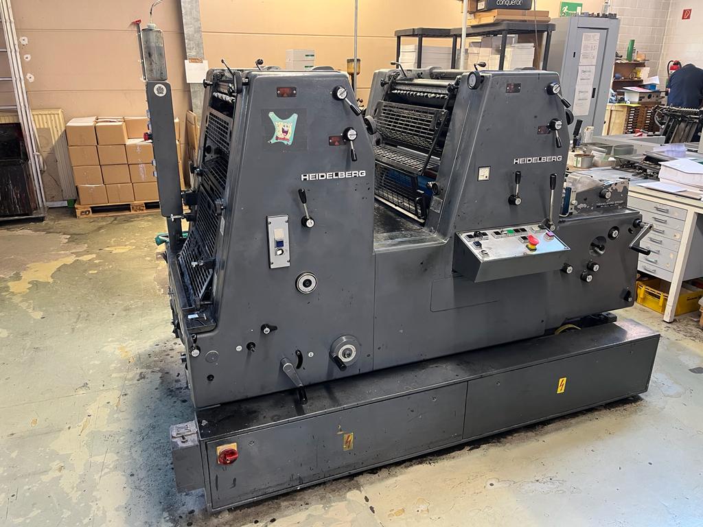 gebrauchte Druckereimaschinen 2 Farben / Druckwerke HEIDELBERG GTOZP 52 +Version gebrauchte Druckereimaschinen 2 Farben / Druckwerke HEIDELBERG GTOZP 52 +Version