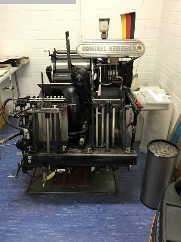 gebrauchte Druckereimaschinen Buchdruckmaschinen HEIDELBERG OHT