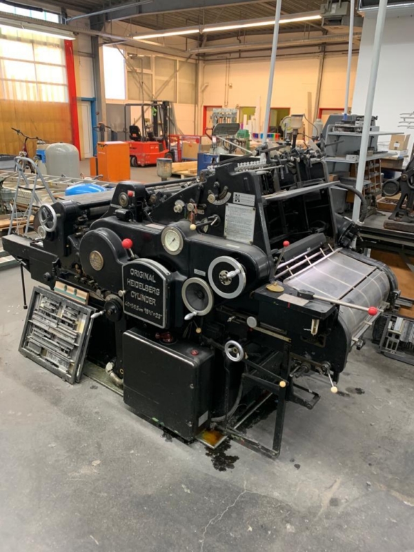 gebrauchte Druckereimaschinen Buchdruckmaschinen HEIDELBERG KSB