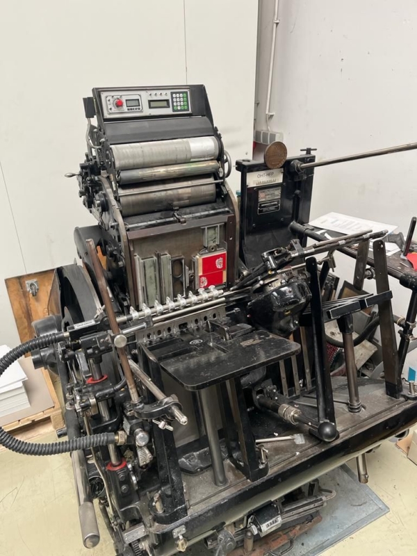 gebrauchte Druckereimaschinen Buchdruckmaschinen HEIDELBERG OHT-P
