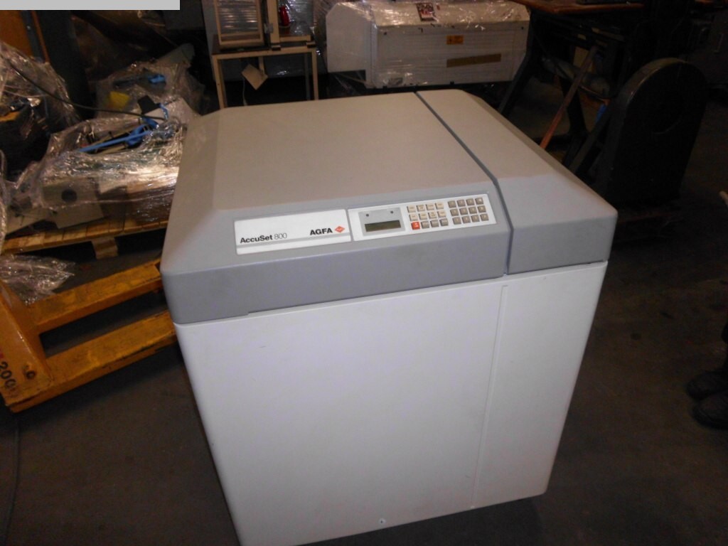 used Machines available immediately Imagesetters AGFA AccuSet 800