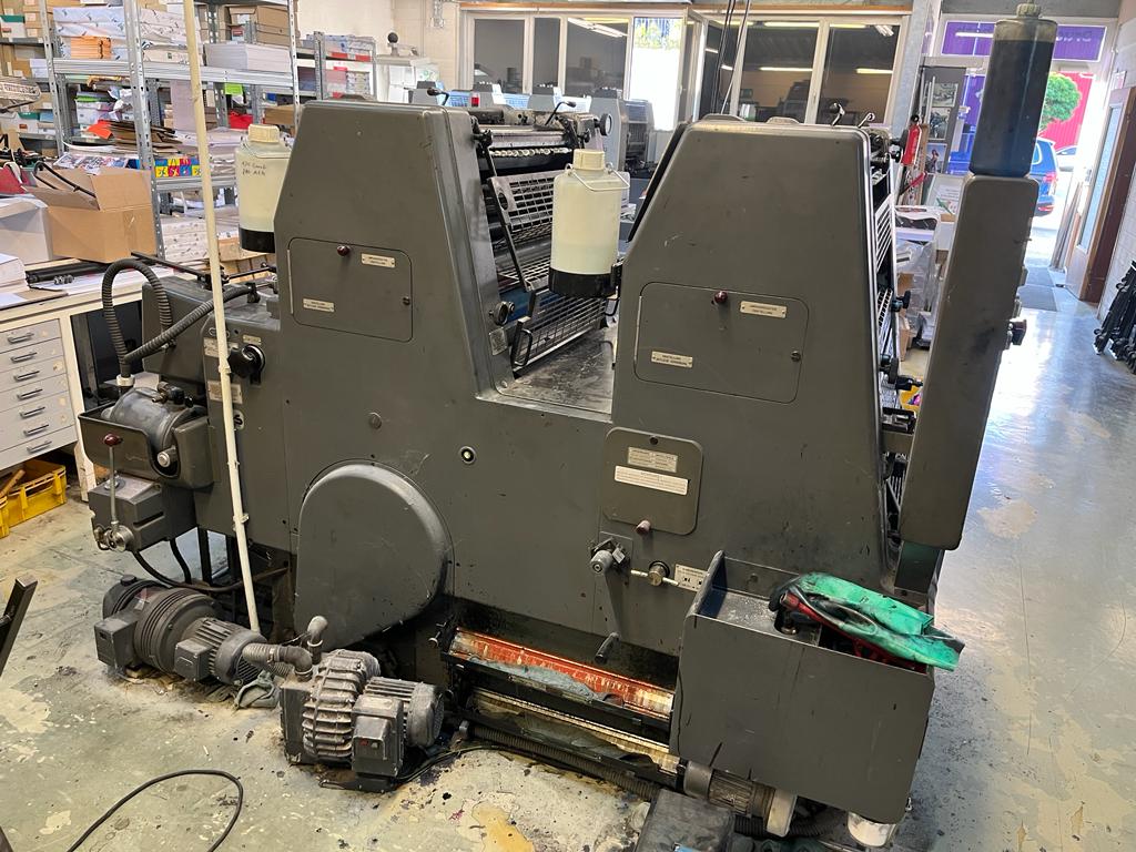 used 2 colour / units HEIDELBERG GTOZP 52 +Version