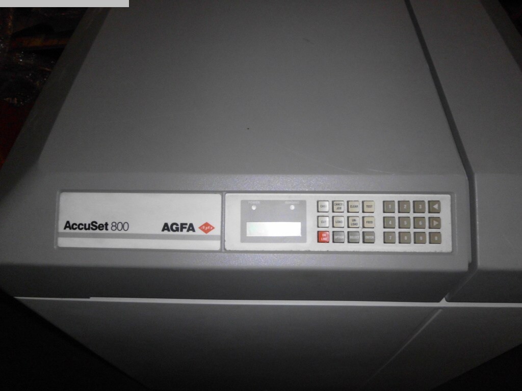 Configuradores de imágenes usados ​​AGFA AccuSet 800