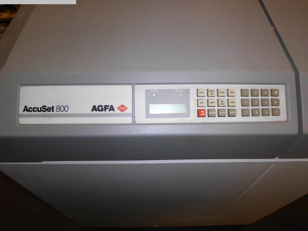 używane Naświetlarki AGFA AccuSet 800