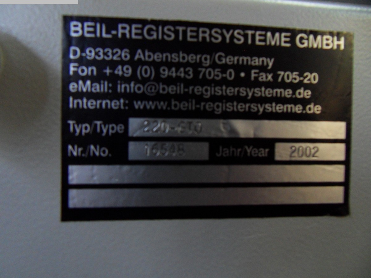 rabljeni strojevi za lomljenje ploča anb ploče savijači BEIL 220-GTO