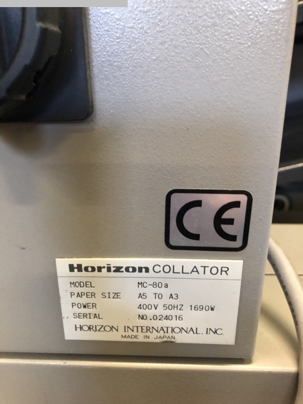 sistemi di raccolta usati HORIZON MC-80a + MC-80c